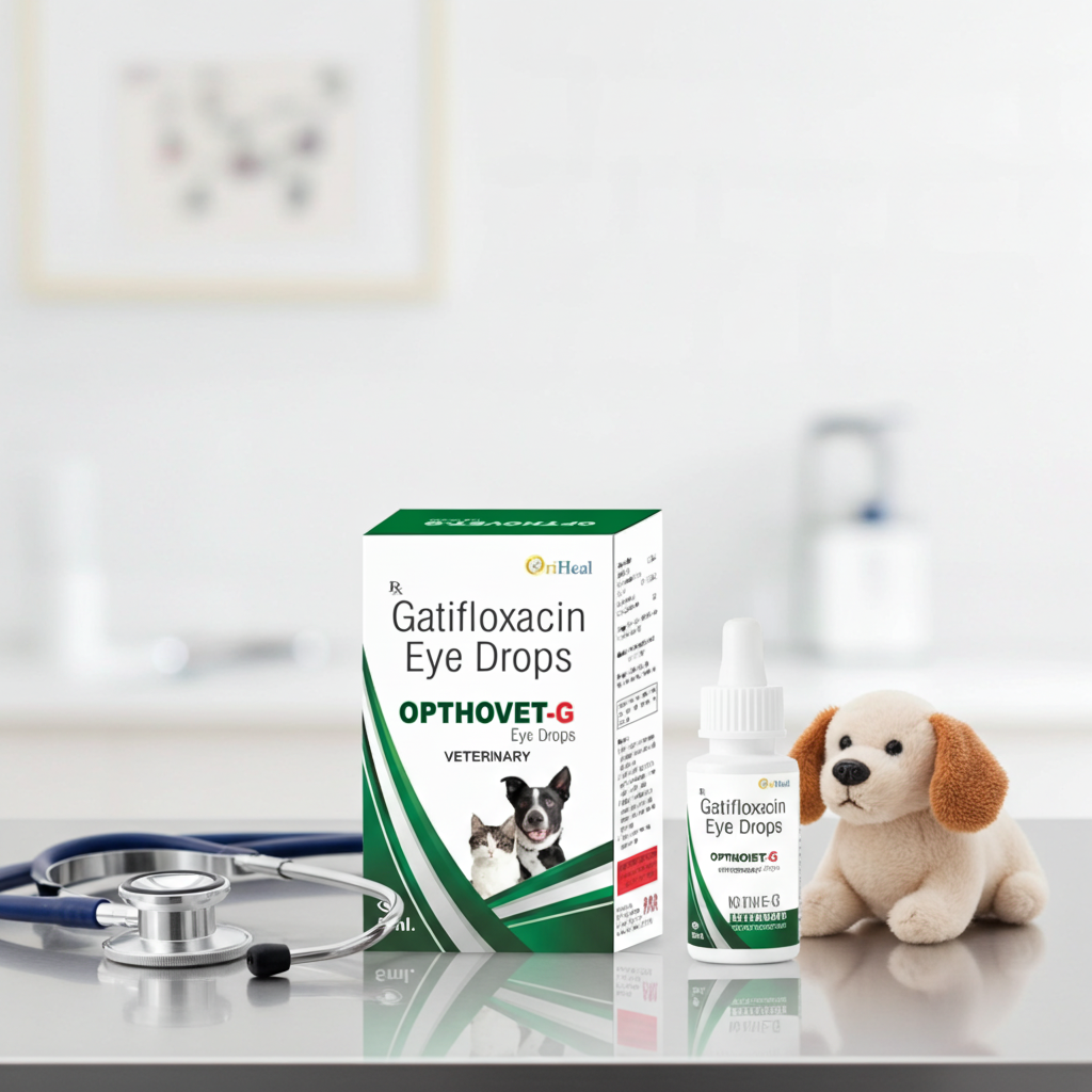 Oriheal Opthovet G Eye Drops for Dogs & Cats | Pet Eye Care & Hygiene Solution