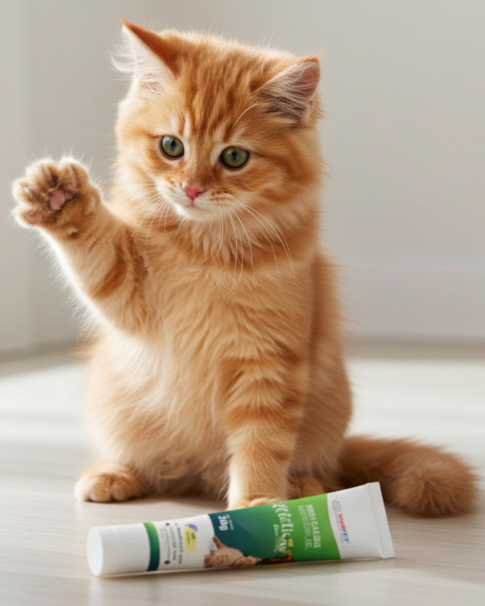 Savavet Kitticio Nutritional Gel Supplement for Kittens â€“ Immune Support, Growth & Development, Vitamins & Minerals, Healthy Appetite Booster