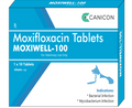 Canicon Moxiwell Moxifloxacin 100mg Tablets for Dogs & Cats â€“ Broad Spectrum Antibiotic for Bacterial Infections (1x10 Tablets)