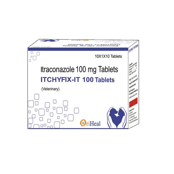 Oriheal Itchyfix-IT Tablets for Dogs & Cats | Fast Relief from Itching, Skin Allergies, Rashes & Hair Loss