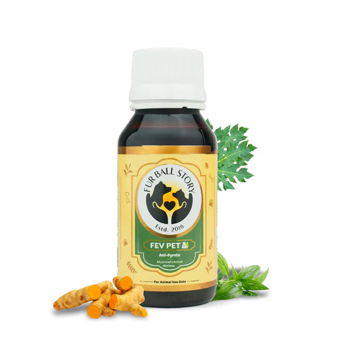 Fev Pet Fever Cough & Cold Relief Syrup For Dogs & Cats