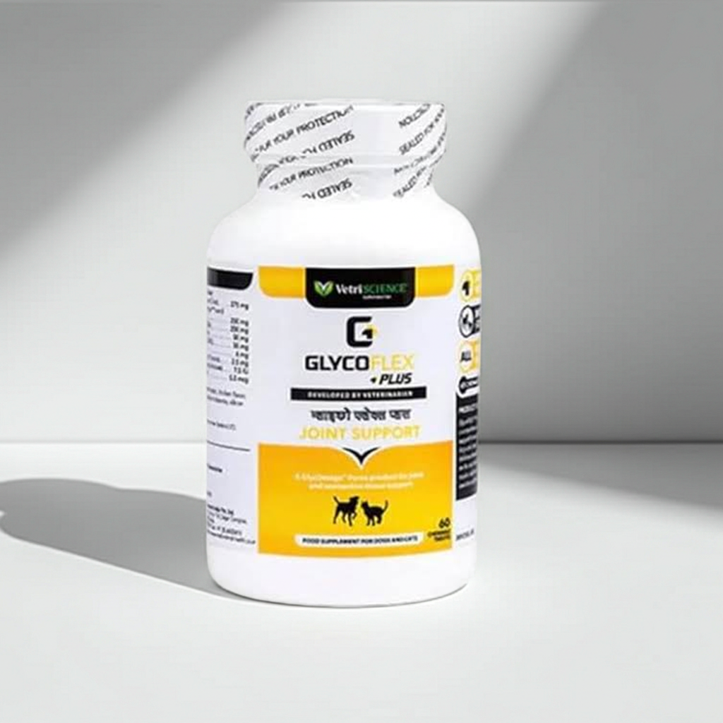 MSD GlycoFlex Plus 60â€™s Joint Support Tablets for Dogs â€“ Advanced Hip & Joint Care Supplement