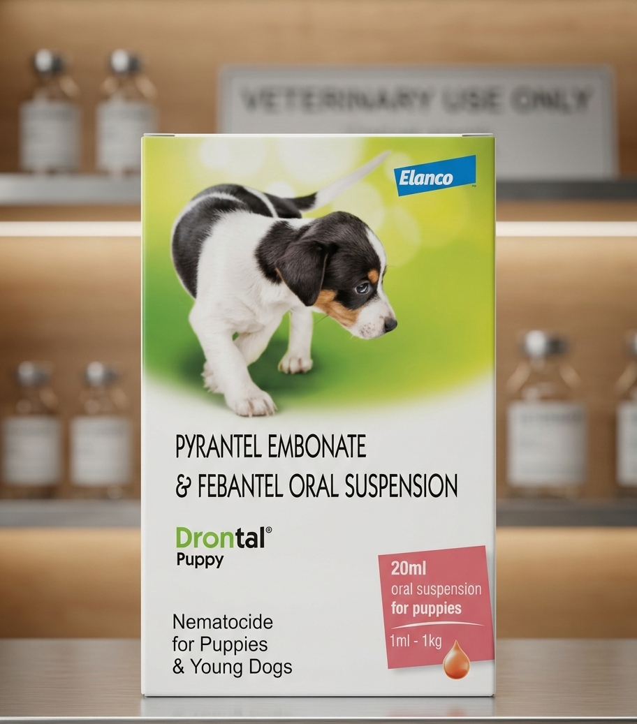 Elanco Drontal Puppy Worming Suspension 20ml