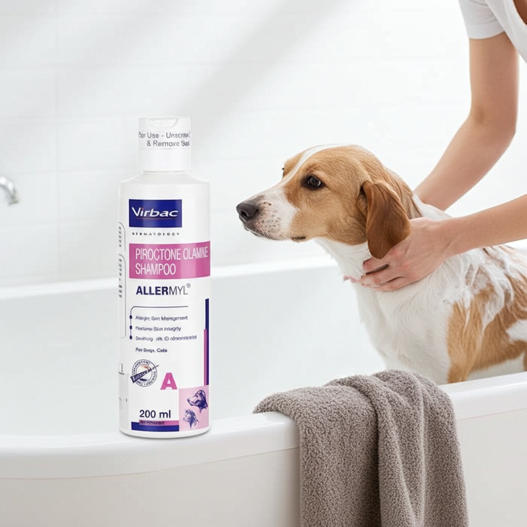 Virbac Allermyl Shampoo 200ml for Dogs & Cats