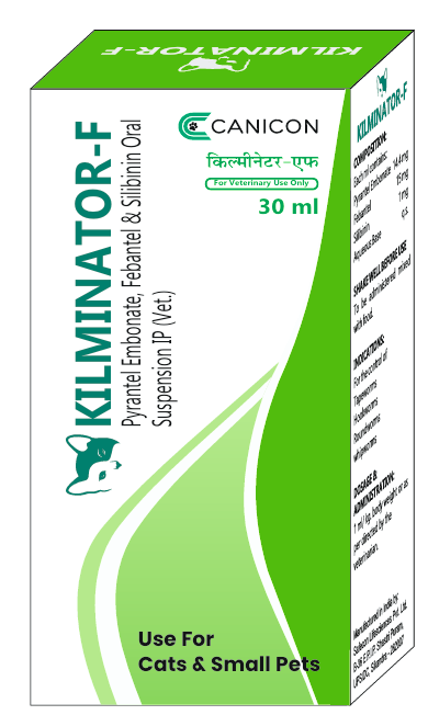 Canicon Kilminator-F 30ml Veterinary Deworming Medicine For Cat And Small Pets