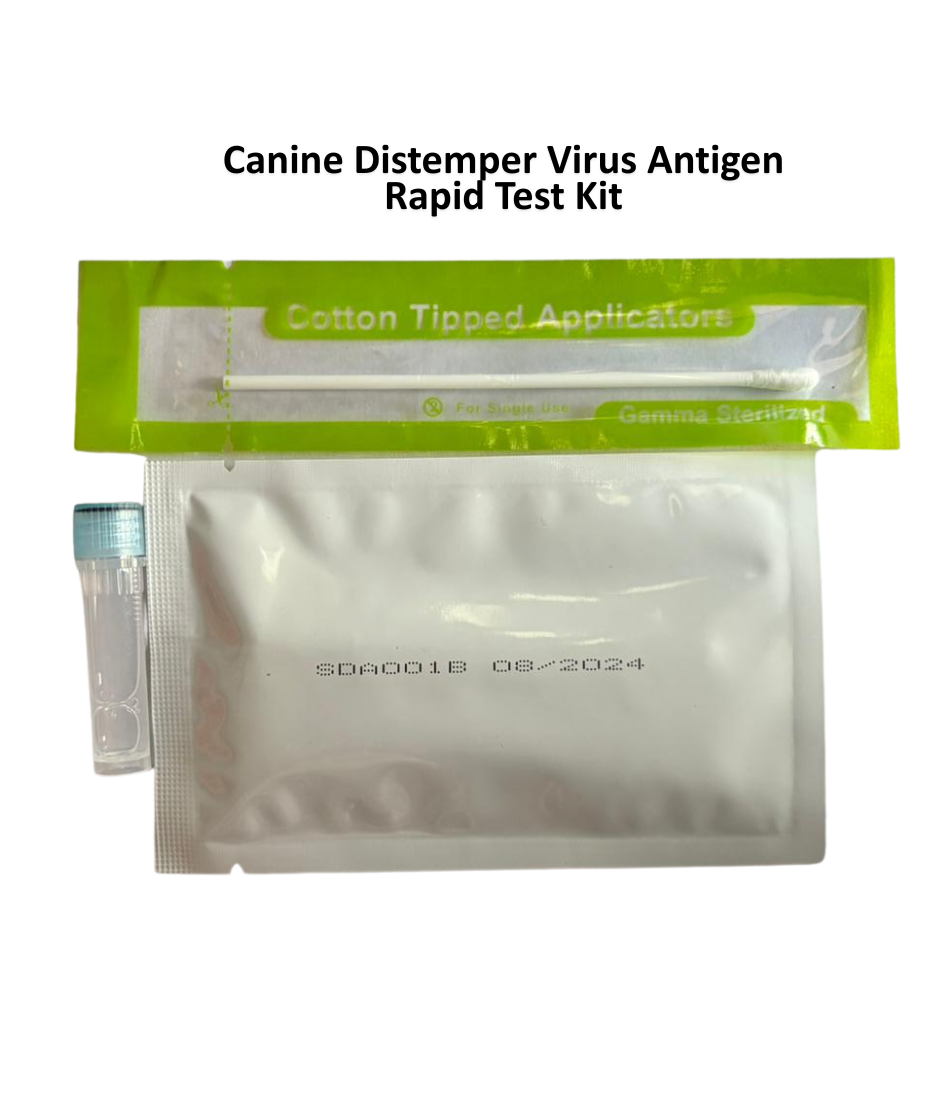 Canine Distemper Virus Antigen Rapid Test Kit (CDV) for Dogs â€“ Veterinary Diagnostic Home Testing Kit Pack of 1