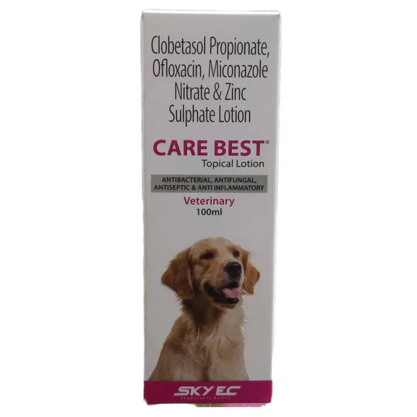 Skyec Carebest Lotion 100ml â€“ Veterinary Skin Care Lotion for Dogs & Cats | Treats Fungal & Bacterial Infections