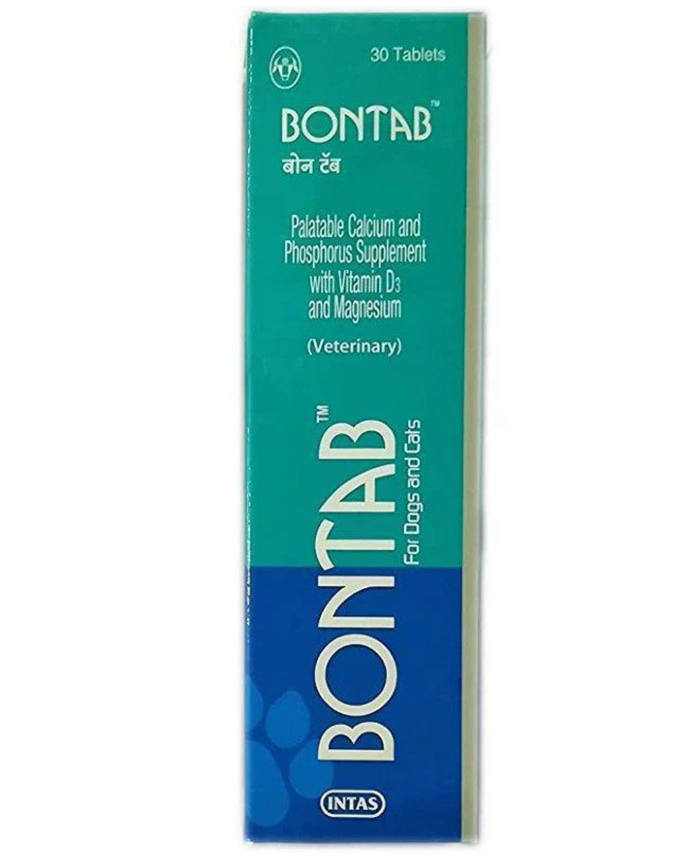 Intas Bontab Calcium Supplement for Dogs & Cats â€“ Bone & Joint Health Support
