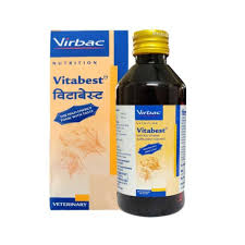 Virbac Vitabest Natural Vitamin Supplement For Dog & Cat - 150 ml