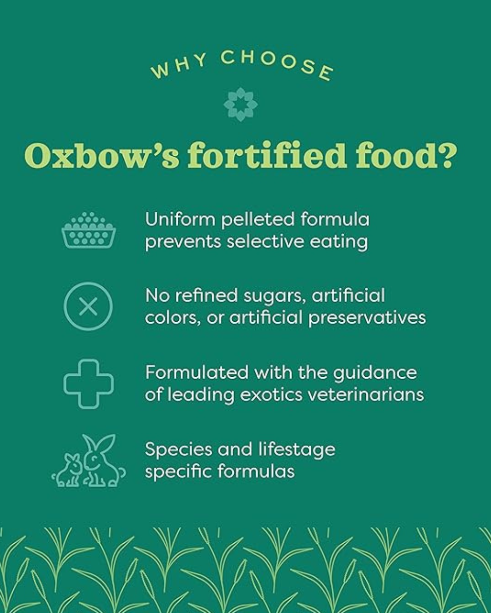 Oxbow Animal Health Bunny Basics Young Rabbit Fortified Small Animal Feeds 2.25KG