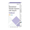Oriheal Vetbutor Injection 10ml â€“ ( Butorphanol Tartrate 2 mg/ml ) Veterinary Analgesic & Sedative for Dogs, Cats