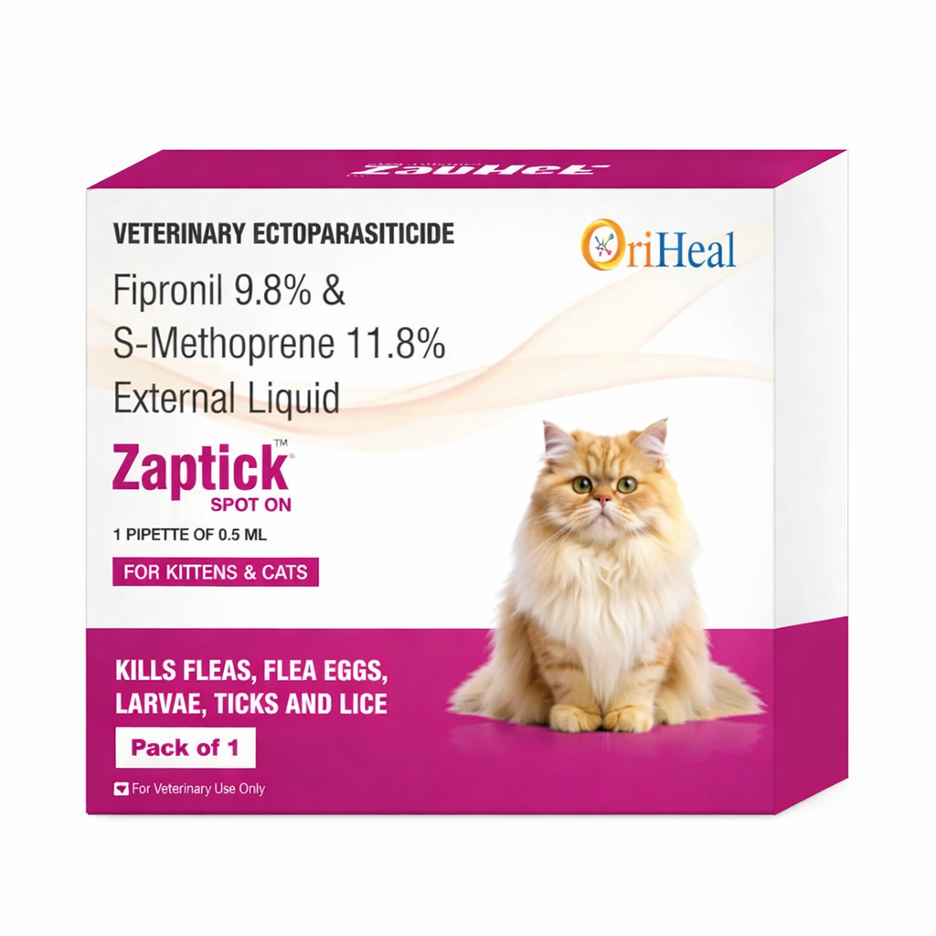 Oriheal Zaptick Spot On for Dogs | External Parasite Control Topical Solution