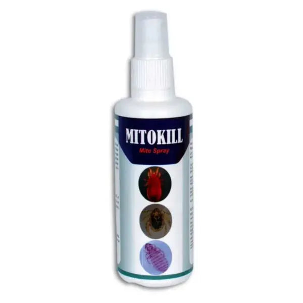 Vetrina Mitokill Mite Spray for Birds 100ml â€“ Natural Tick & Flea Control, 100ml | Relieves Itching & Promotes Healthy Feathers