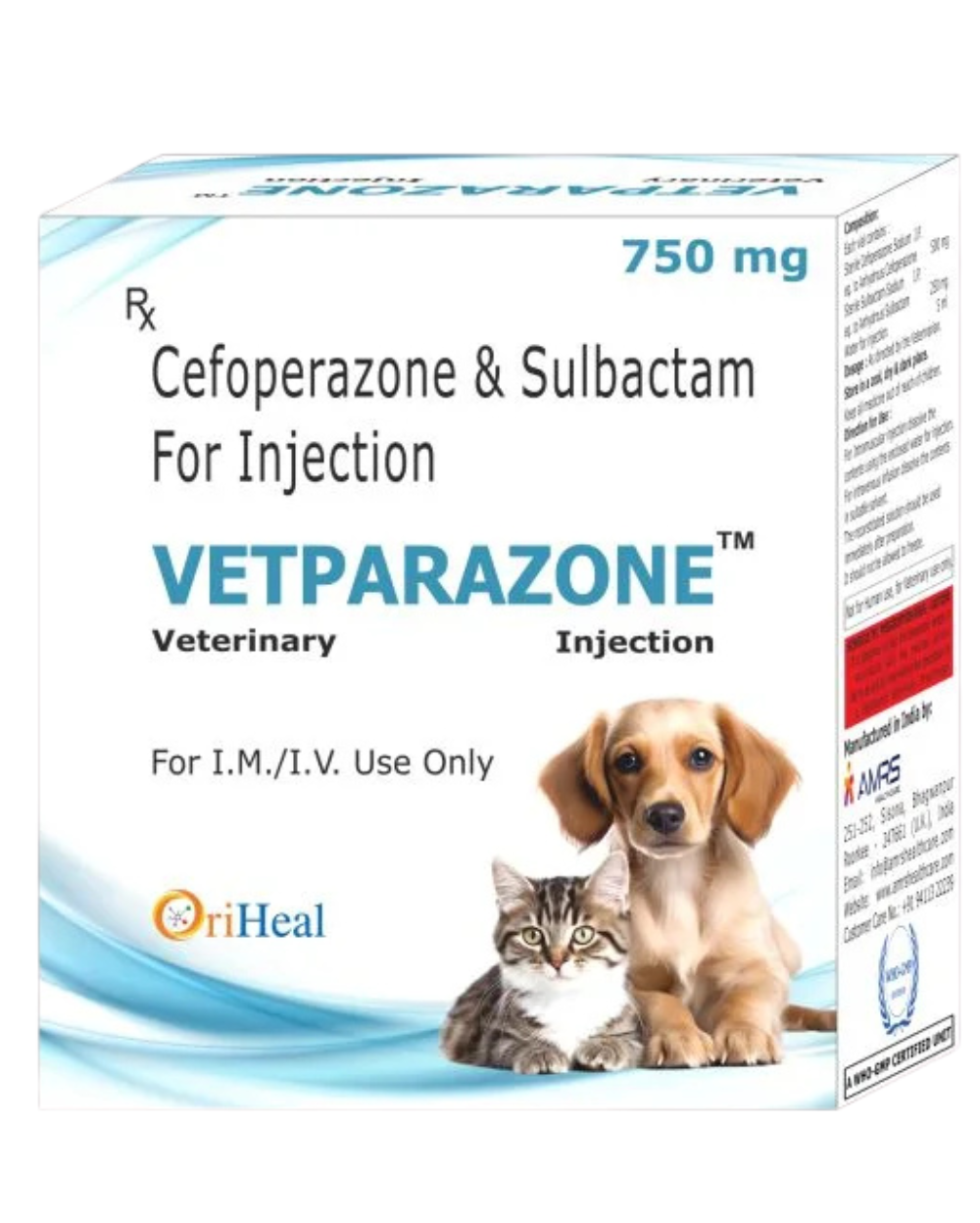 Oriheal Vetparazone Veterinary Injection Care Solution for Animals