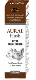 Sihil Aural Flush Ear Cleanser 100ml for Dogs & Cats â€“ Lactic Acid, Salicylic Acid & Benzoic Acid Ear Care Solution