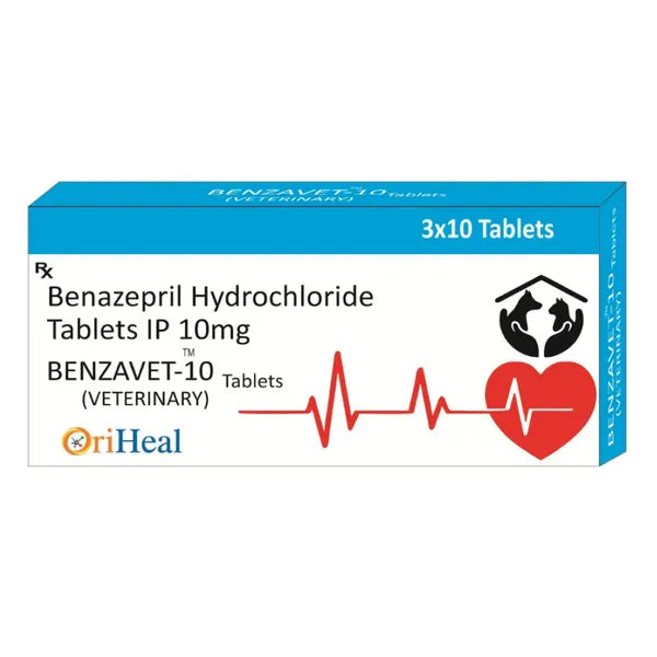 Oriheal Benzavet Tablets â€“ Vet Recommended Cardiac Care for Dogs & Cats | Supports Heart Efficiency