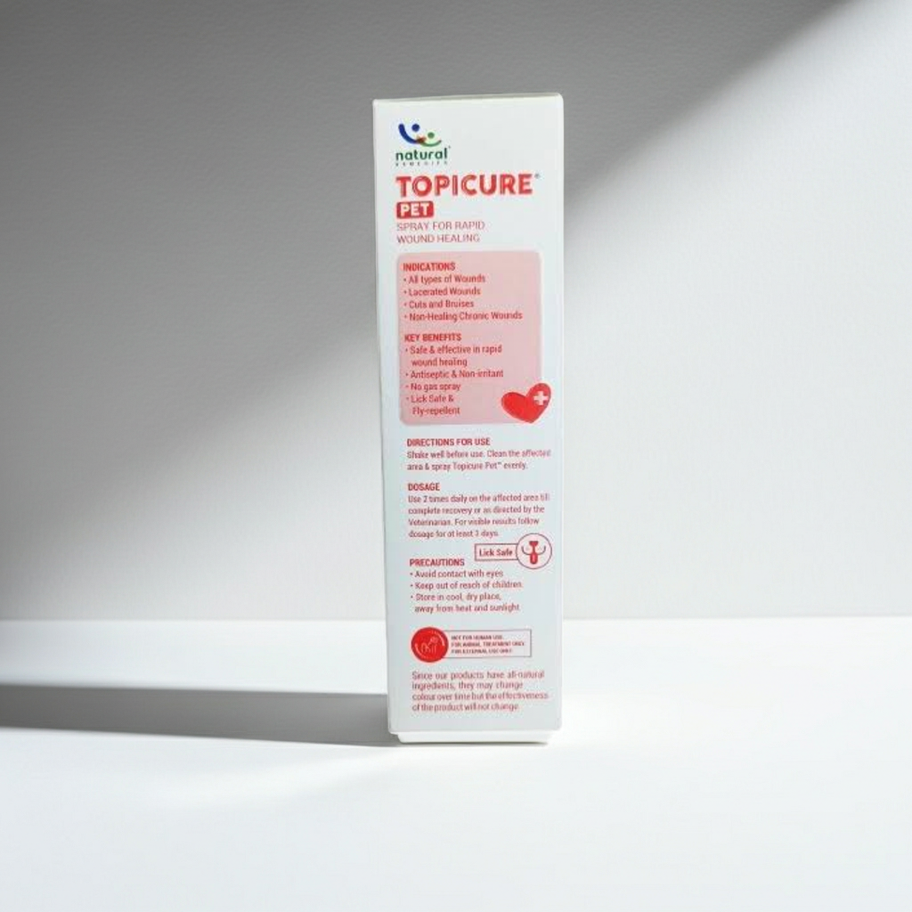 Topicure Pet Spray â€“ Fast-Acting Antiseptic & Wound Care Spray for Dogs & Cats