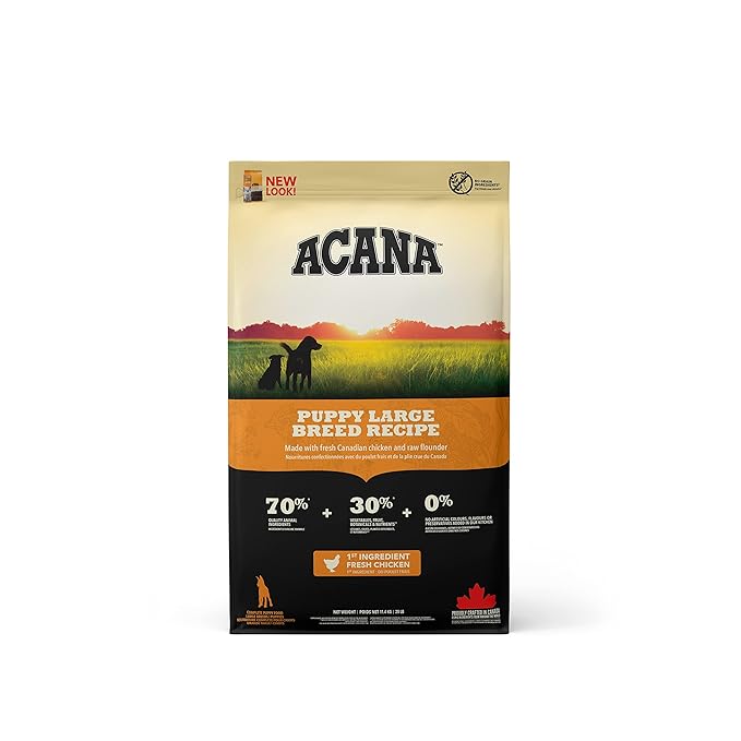 Acana Puppy Large Breed Dry Dog Food, Grain Free Dry Dog Food for Puppies