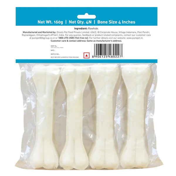 Purepet Calcium Chew Bone for Dogs | Healthy Dental Chew Treats | Puppy & Adult Dog Snack
