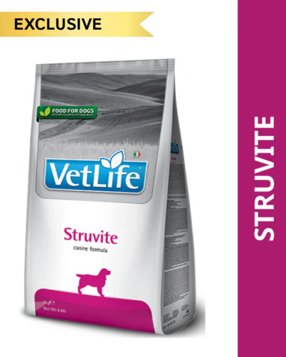 Farmina Vet Life Struvite Canine Formula Adult Dog Dry Food â€“ Urinary Health Support, Vet-Recommended Prescription Diet for Struvite Crystals