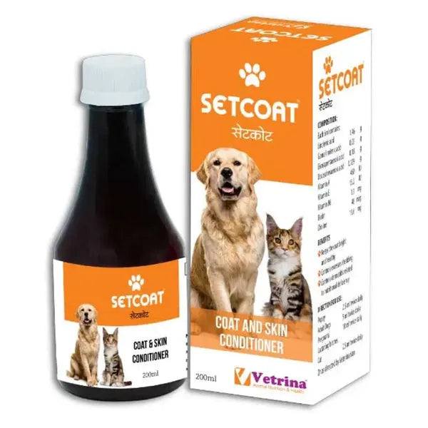 Vetrina Setcoat Syrup for Dogs & Cats 200ml