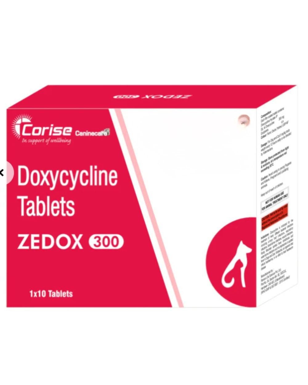 Corise Zedox Tablets for Dogs and Cats â€“ Broad-Spectrum Veterinary Antibiotic