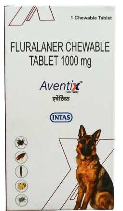 Intas Aventix Tick Treatment for Dogs â€“ Fast-Acting Protection Against Ticks, Fleas & Mites