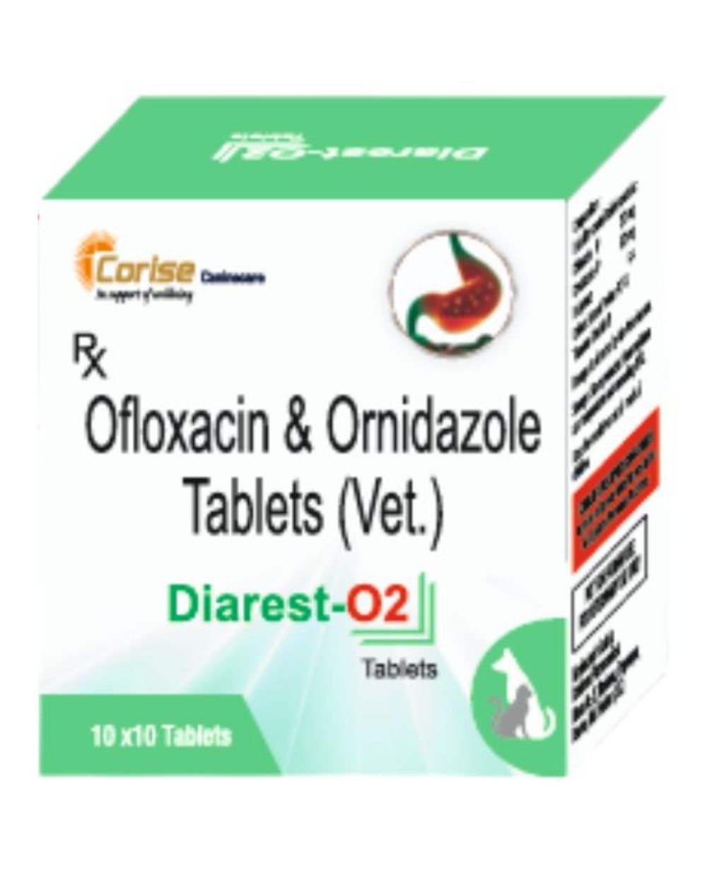 Corise Diarest O2 Tablet: Fast-Acting Pet Diarrhea & Digestive Support