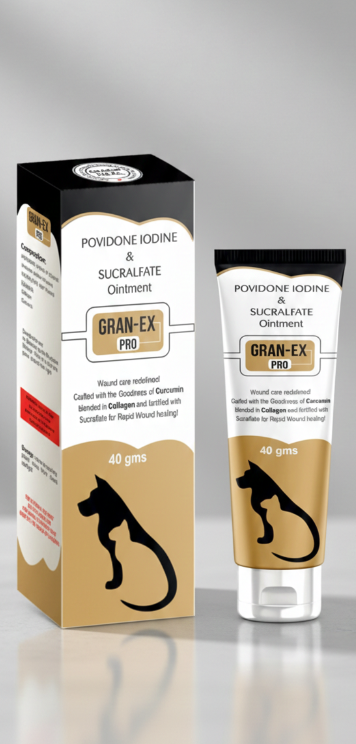 Sihil Granex Pro Wound Healing Gel for Animals â€“ Collagen & Curcumin Enriched Veterinary Ointment
