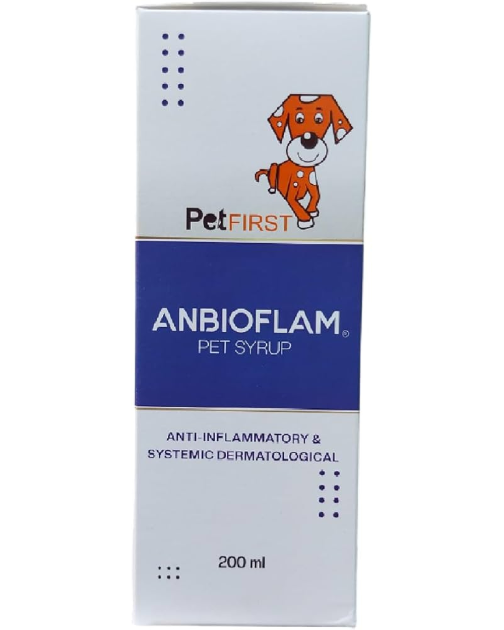 Indian Herbs Anbioflam 200ml Pet Syrup | Vet-Approved Anti-Inflammatory Syrup for Dogs and Cats