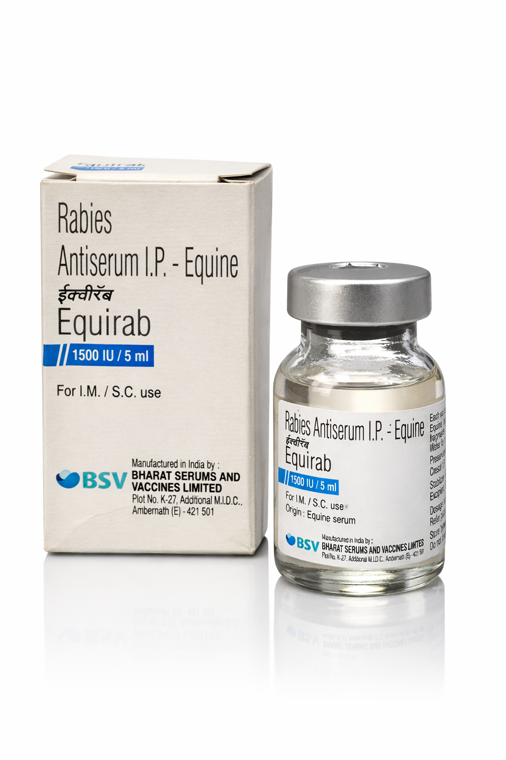 Equirab 1500 IU Injection â€“ Equine Rabies Immunoglobulin for Dog | Veterinary Rabies Post-Exposure Treatment