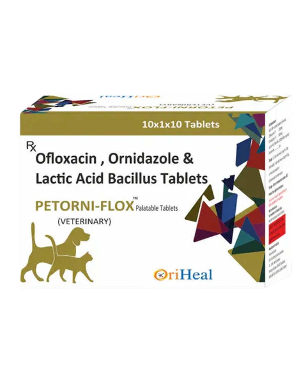 Oriheal Petorni Flox Tablets for Pets | Veterinary Care Tablets for Dogs & Cats