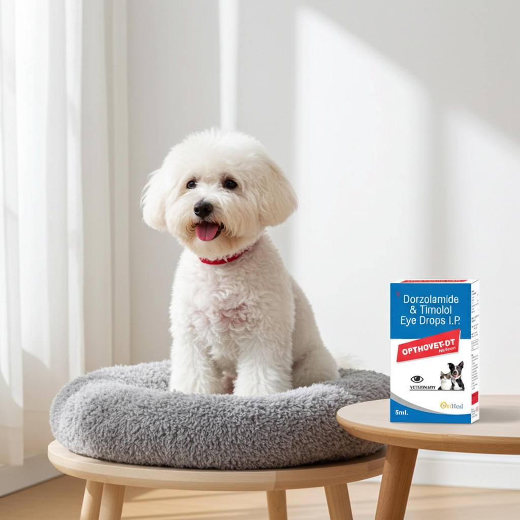 Oriheal Opthovet DT Eye Drops for Dogs & Cats | Pet Eye Care & Hygiene Solution