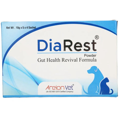 AreionVet Diarest Powder Sachet for Dogs & Cats â€“ Fast Relief from Diarrhea & Digestive Upset