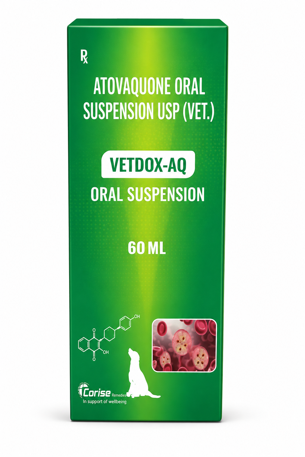 Corise Vetdox AQ 375mg Atovaquone Syrup For Dogs and Cats
