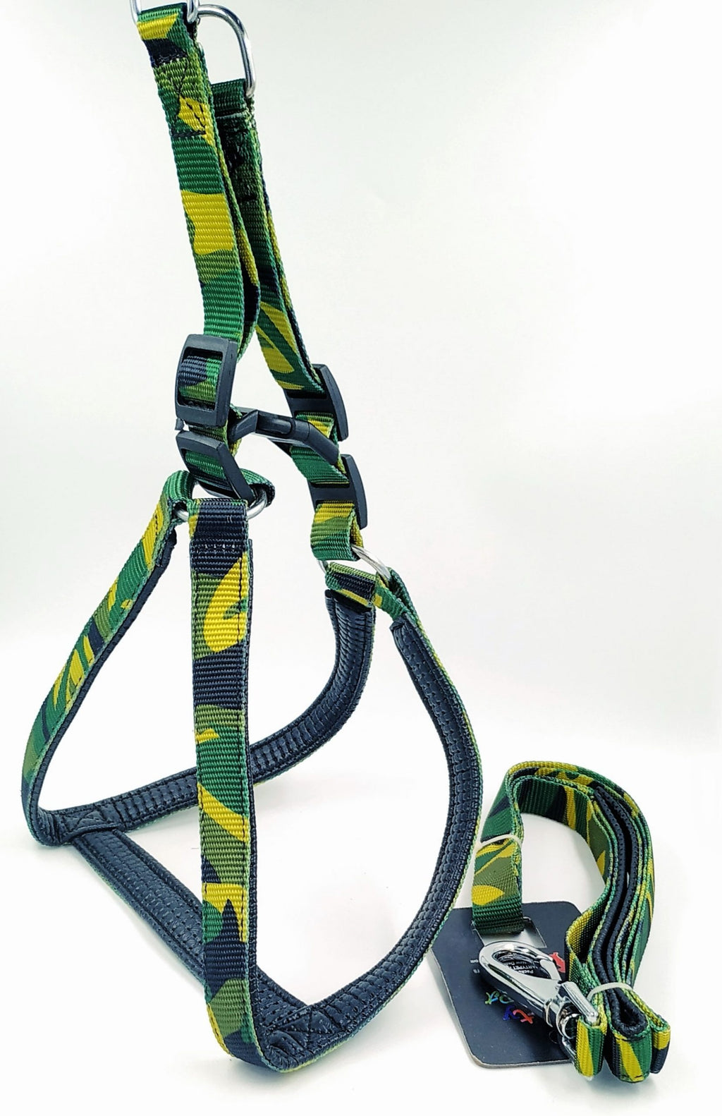 Paws & Tailsâ„¢ 20MM-Leash & Harness-Poly Print Padded