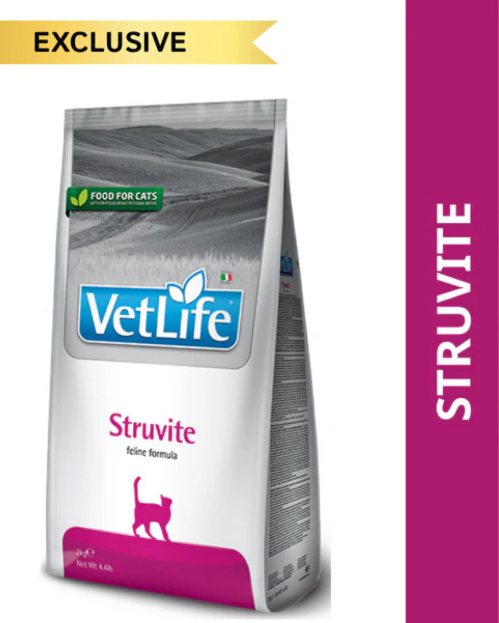 Farmina Vet Life Struvite Feline Formula Cat Dry Food â€“ Urinary Tract & Crystal Control Veterinary Diet 2kg