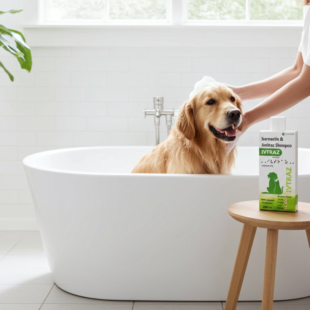 Canicon Ivtraz Antifungal & Antibacterial Dog Shampoo 200ml