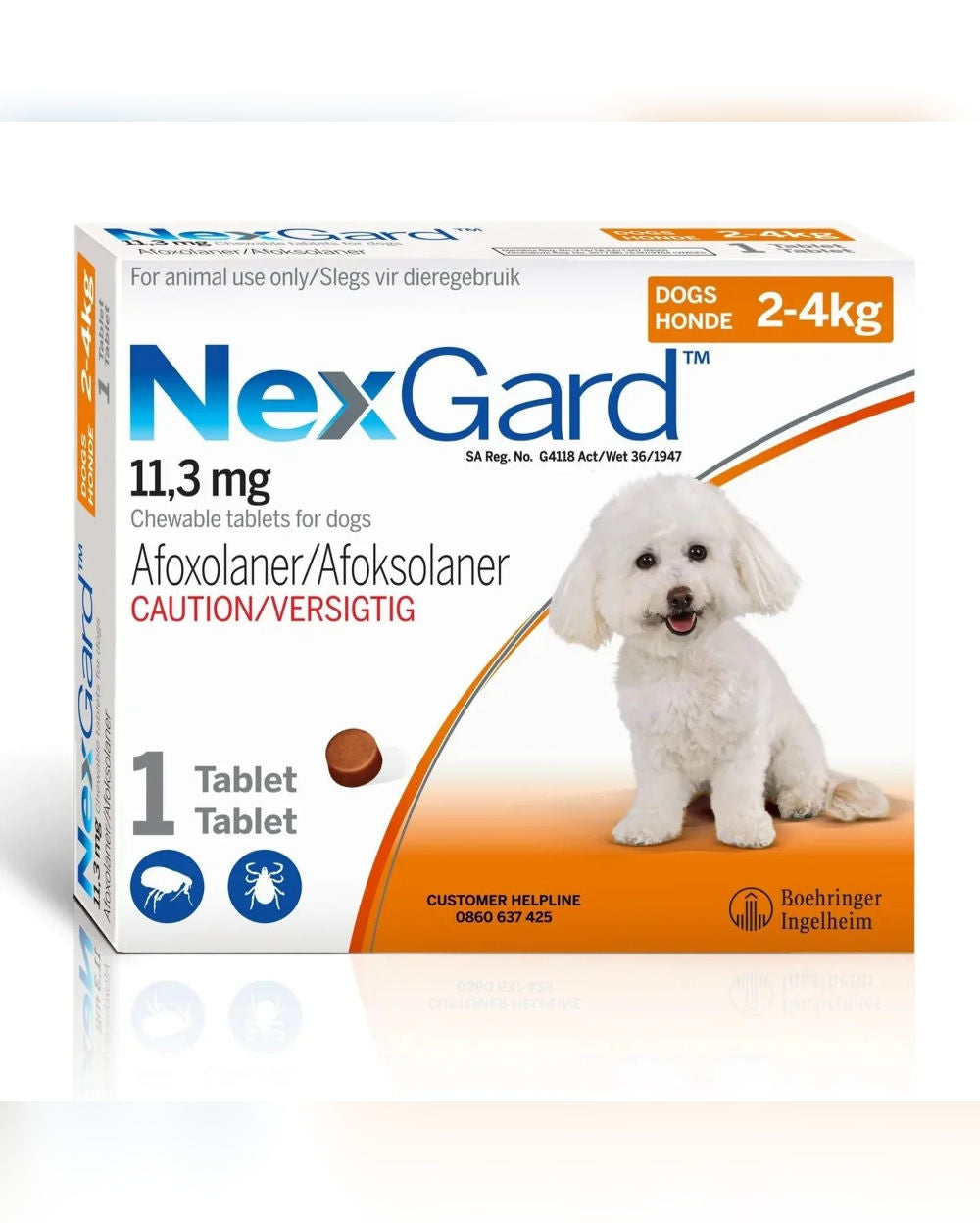 Boehringer Ingelheim NexGard Chewable Tablet for Dogs | Flea & Tick Control Support