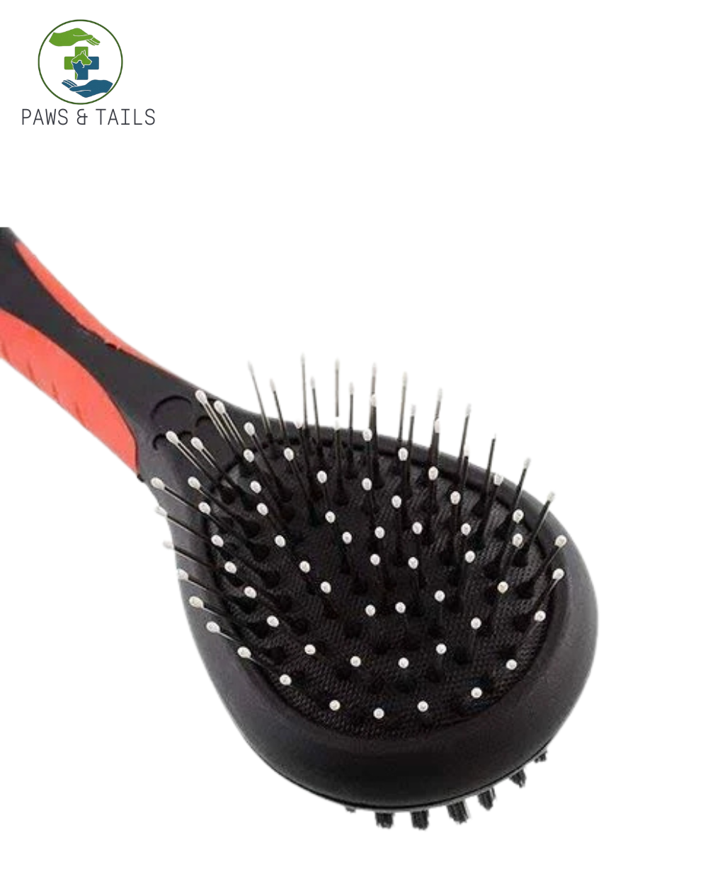 Double-Sided Pin Comb for Pets â€“ Detangling & Grooming Tool for Dogs & Cats | Removes Mats, Tangles & Loose Fur | Gentle Stainless Steel Pet Comb