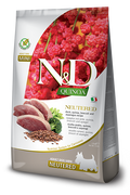Farmina N&D Quinoa Neutered Adult Dog Food Duck 2.5kg (Mini)