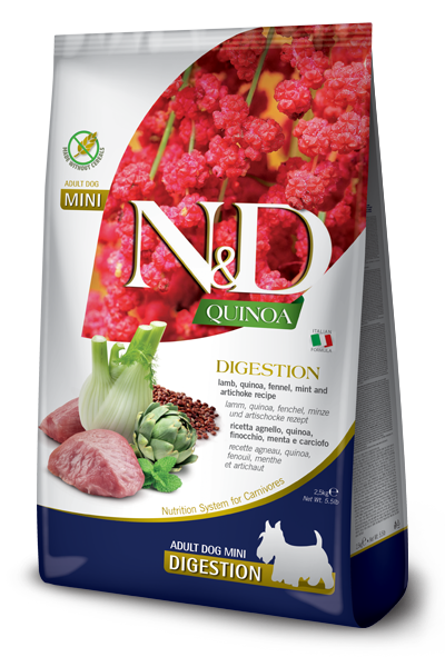 Farmina N&D Quinoa Digestion Lamb Mini Adult For Dog