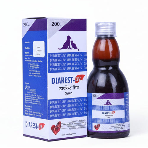 Corise Diarest LIV Syrup 225ml for Dogs & Cats â€“ Liver Support Tonic for Pets