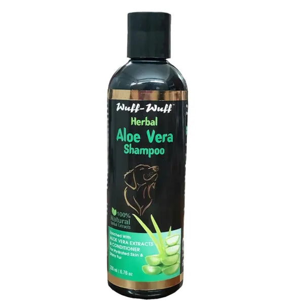 Oriheal Wuff-Wuff Herbal Aloe Vera Shampoo for Dogs â€“ Anti-Dandruff, Anti-Itch, pH Balanced Pet Shampoo