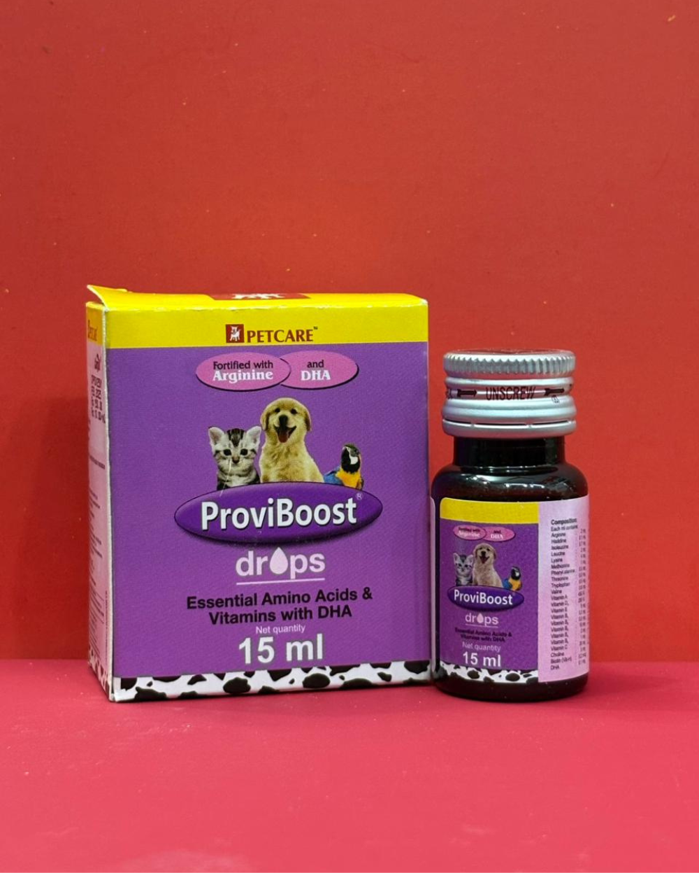 Petcare Proviboost 15ml Suspension for Dogs & Cats | Probiotic Digestive Supplement for Pets
