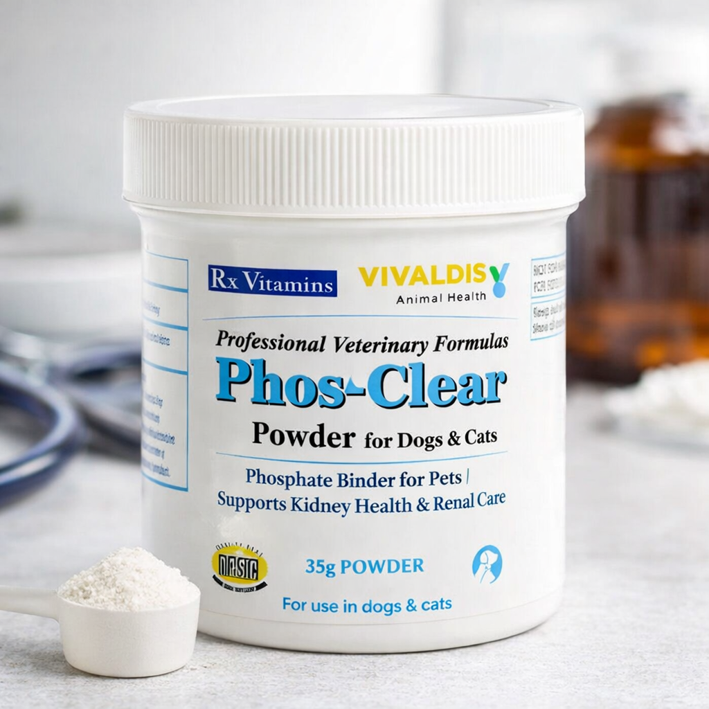 Vivaldis Phos Clear Powder for Dogs & Cats - 35g