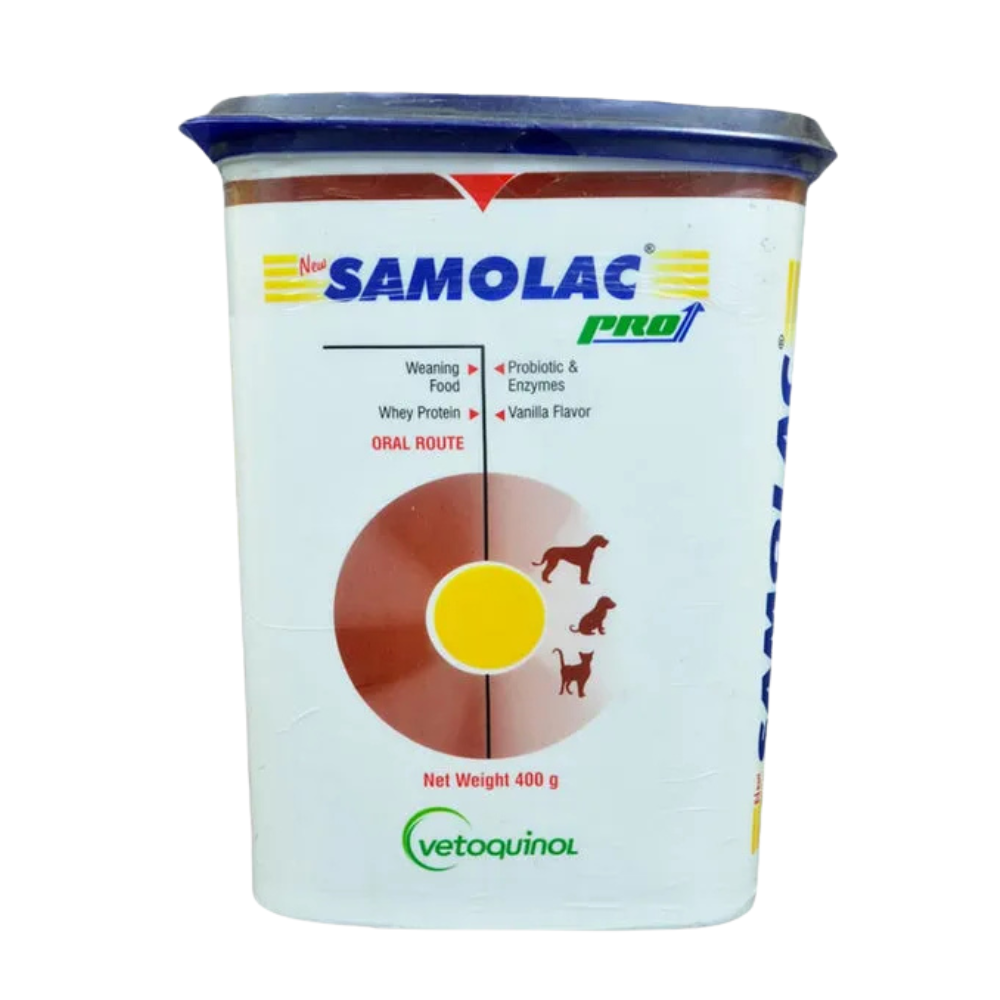 Vetoquinol Samolac Pro 400gm â€“ Liver Support & Hepatoprotective Supplement for Dogs & Cats
