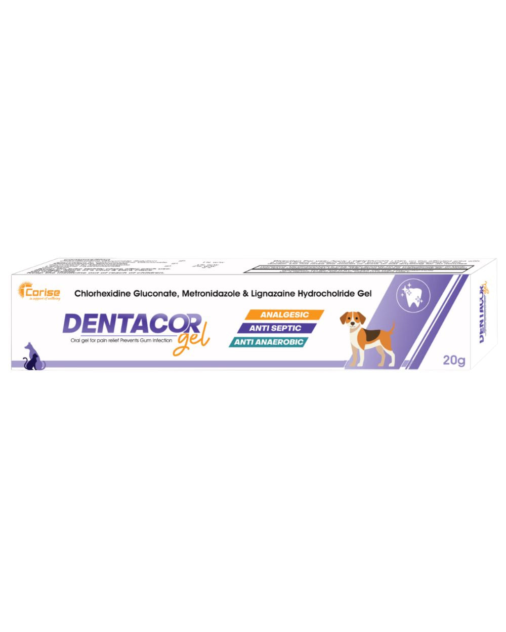 Corise Dentacor Gel 20 g â€“ Veterinary Oral Antiseptic & Analgesic Gel for Pets