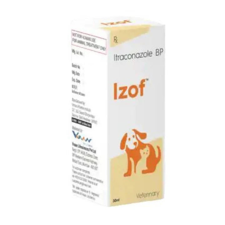 Vvaan Lifescience Izof Syrup 30ml â€“ Veterinary Antifungal Syrup for Dogs & Cats