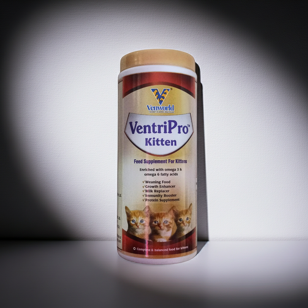 Venkyâ€™s Ventripro Kitten Weaning Supplement 200g | Mother Milk Replacement Feed for Young Kittens | Growth, Immunity & Digestive Support | Pet Health Supplement